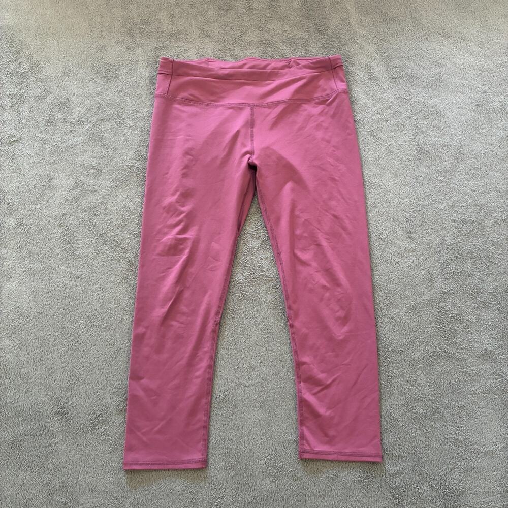Fabletics Any Motion Rose Pink Ankle Length Athletic Leggings Women's Size Small